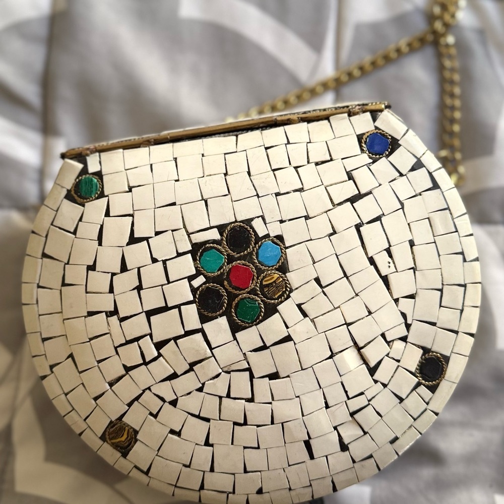 Mosaic LULU crossbody bag western style - Picture 6 of 6